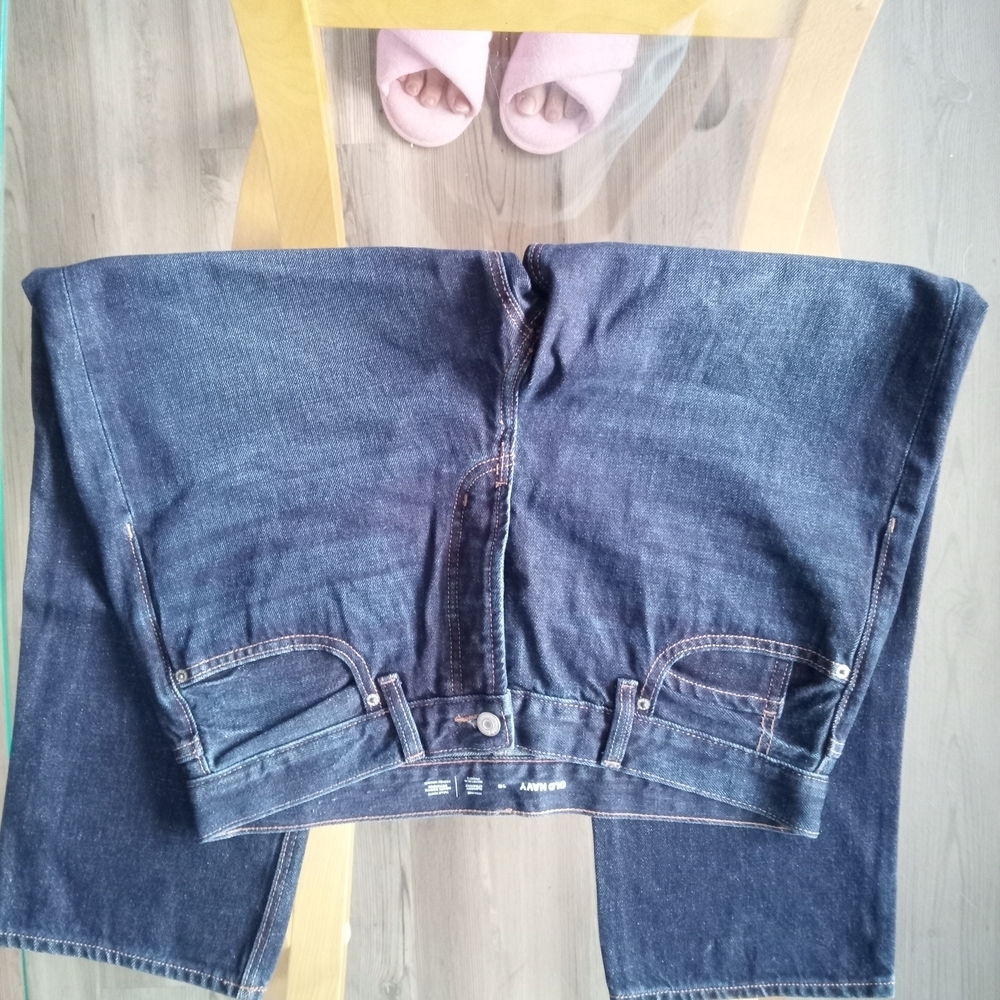 Old Navy Dark Blue Women's Straight Leg Jeans